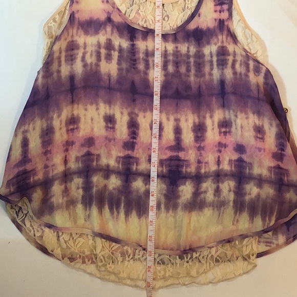 Tie-dye Lace Tank - Picture 13 of 13